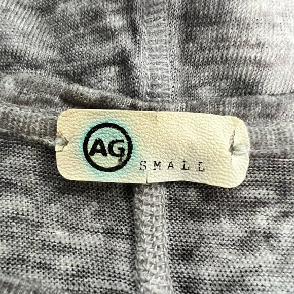 AG Adriano Goldschmied Womens Casual Top Gray Space Dye 3/4 Sleeve High Low S - Picture 9 of 10